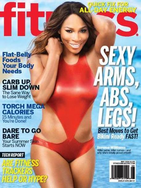 Sulla copertina della rivista Fitness. (Instagram)